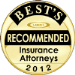 Best's Recommended Insurance Attorneys 2012 Logo 